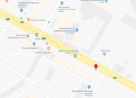 Білборд, Бігборд (Борд)  A у Херсоні Миколаївське шосе/Козацький пров. схема