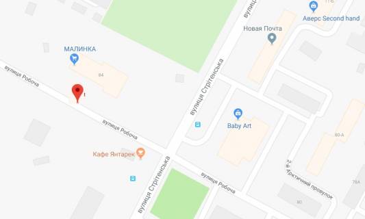 Билборд A в Херсоне, 3х6 м.  Стрітенська (Люксембург) вул./ р-н м-ну "Малина" лівий схема