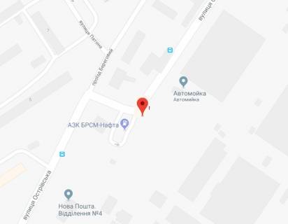 Нестандарт A в Херсоне Острівське шосе/ АЗС "БРСМ" лівий схема