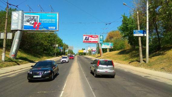 Білборд, Бігборд (Борд)  B у Херсоні, 6.2х3.28 м  Миколаївське шосе (р-н залізничного мосту №2) Фото 1