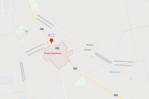 Нестандарт B в Херсоне с. Посадпокровське/траса Херсон-Миколаїв №1 схема