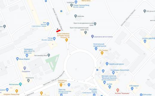 Нестандарт A у Херсоні 49-ї Гвардійської дивізії вул.(р-н магазину "Уют") схема