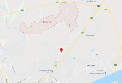 Нестандарт A у Херсоні с. Зеленівка/жд переїзд правий схема