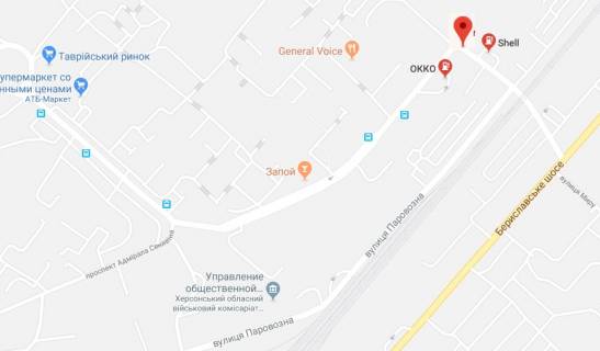 Білборд, Бігборд (Борд)  A у Херсоні Адм.Сенявіна пр.(р-н залізничного переїзду) лівий Фото 1