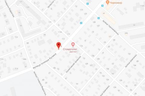 Билборд B в Херсоне вул. І.Кулика 105, напрямок до ТРЦ Фабрика схема
