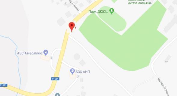Білборд, Бігборд (Борд)  A у Херсоні Полтавський спуск / р-н АЗС (в'їзд) схема