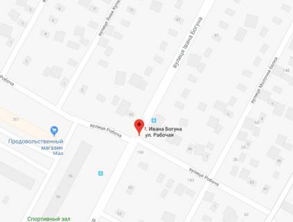Билборд A в Херсоне Івана Богуна (Ілліча) вул../Робоча вул. схема