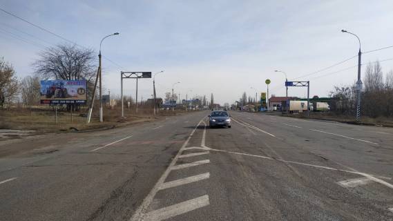 Билборд B в Херсоне, 3х6 м.  м.Олешки Гвардійська вул. навпроти АЗС WOG фото 1