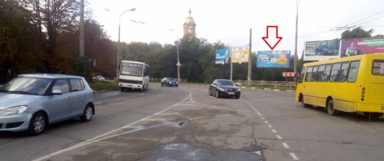 Білборд, Бігборд (Борд)  A у Херсоні Полковника Кедровського (Будьонного) вул. (Р-н Автовокзалу) Фото 1