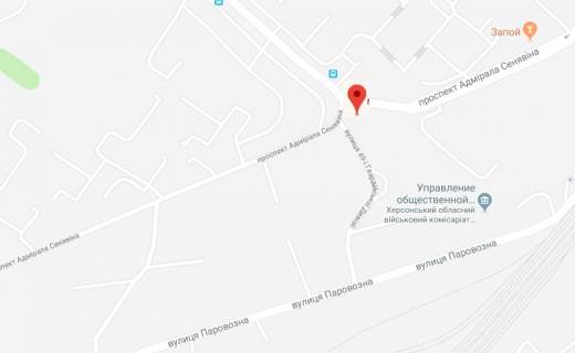 Билборд A в Херсоне 49-ї Гвардійської Дивізії вул./Адм.Сенявіна пр.(поворот) правий схема