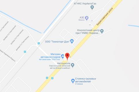 Білборд, Бігборд (Борд)  A у Херсоні Бериславське шосе (в'їзд в м.Херсон)/Залізничний переїзд/правий схема
