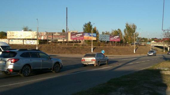 Billboard A in Kherson, 3х6 м.  Hersons'ke sose/Antonovskij mist viizd z m.Herson No 4 pravij Photo 1