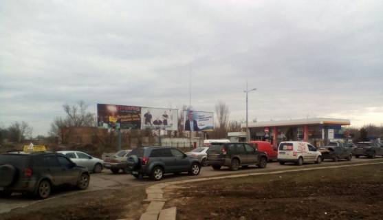 Билборд A в Херсоне Адм.Сенявіна пр.(р-н АЗС "SHELL") в напрямку залізничного переїзду фото 1