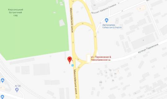 Нестандарт B в Херсоне Миколаївське шосе( пл.200-річчя Херсона) схема