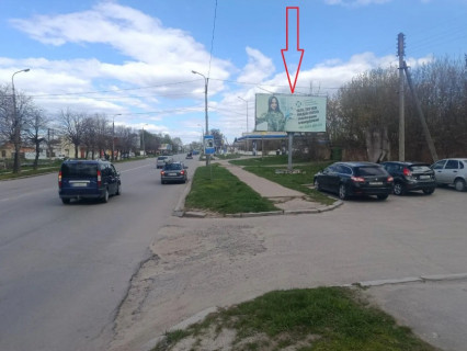 Билборд A в Бердичеве Житомирська 76 сторона А зупинка Кожзавод фото 1