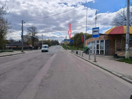 Билборд A в Бердичеве Одеська 36 сторона А зупинка Цегляний завод фото 1