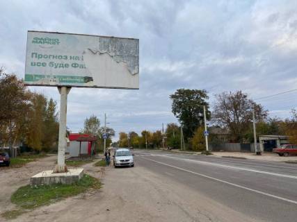 Билборд B в Кропивницкий (Кировоград) на розі вул Холодноярської та тупика Московського (Лелеківка) фото 1