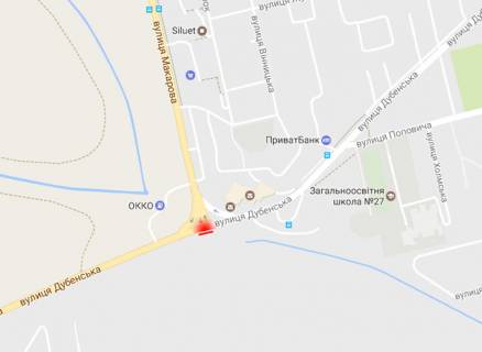 Билборд A в Ровно, 6х3м  м. Рівне, вул. Дубенська, в районі перехрестя з вул. Кулика і Гудачека (Макарова) схема