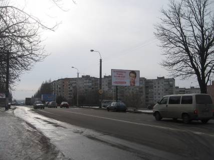 Билборд A в Ровно, 6х3м  м. Рівне, проспект Генерала Безручка (Олеко Дундича), в районі перехрестя з вул. Богоявленська (Черняка) фото 1