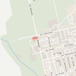 Билборд B в Ровно, 6х3м  м. Рівне, вул. Кулика і Гудаченка, 17 схема