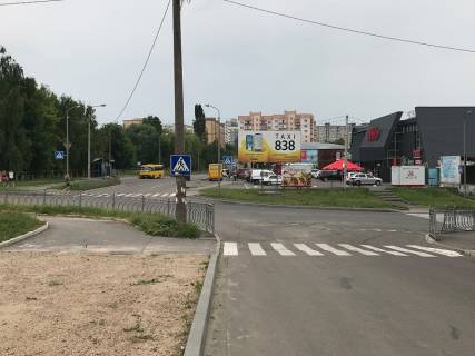 Билборд A в Ровно, 6х3м  м. Рівне, вул. Є.Коновальця, перехрестя з вул. А.Мельника фото 1