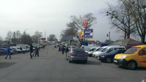 Билборд A в Ровно, 6х3м  м. Рівне, вул. Млинівська, в районі перехрестя з вул. Кулика і Гудачека (Макарова) фото 1