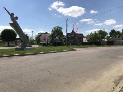 Билборд B в Здолбунове, 6х3м  м. Здолбунів,  вул. Шевченка, 9 (правий) фото 1