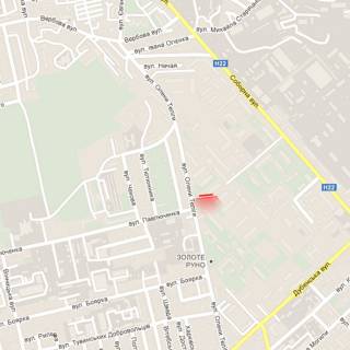 Billboard A in Rivne, 6х3м  m. Rivne, st. O. Teligi, 29 (v rajoni perehresta z st. Pavlucenka) scheme