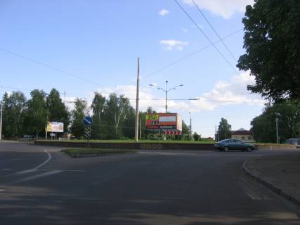 Билборд A в Ровно, 6х3м  м. Рівне, кільце на перехресті вул. Володимира Стельмаха (Курчатова) та вул. Д. Галицького фото 1