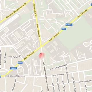 Призма B в Ровно, 6х3м  м. Рівне, вул. Грушевського, перехрестя з вул. Василя Червонія (Гагаріна) - 112696 схема
