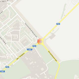 Билборд A в Ровно, 6х3м  м. Рівне, вул. Василя Червонія (Гагаріна), перехрестя з вул. Льонокомбінатівською схема