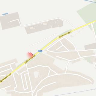 Билборд B в Ровно, 6х3м  м. Рівне, вул. Дубенська, в районі перехрестя з вул. Калиновою схема