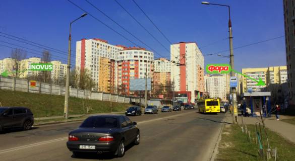 Білборд, Бігборд (Борд)  B у Києві, 3х6  Турецьке містечко: вул.Кадетський Гай,3/вул.Ернста/вул.Пулюя   Фото 1