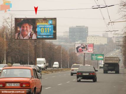 Билборд B в Запорожье Льва Ландау пр-т, 114/1 + Майкопская ул., из центра фото 1