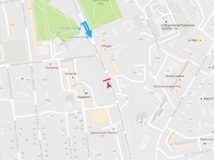 Билборд B в Днепр (Днепропетровск), 3х6  Клочківська вул., 191, з центру схема