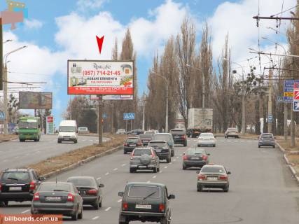 Білборд, Бігборд (Борд)  B у Запоріжжі Льва Ландау пр-т + Танкопия ул., из центра Фото 1