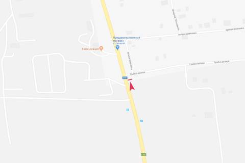 Билборд A в Русской Лозовой Вьезд в город схема