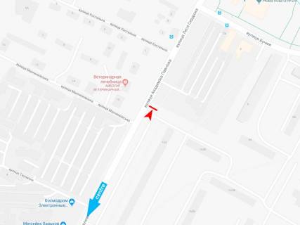Билборд A в Харькове, 3х6  Академіка Павлова вул., 164, з центру схема