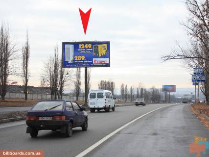 Билборд B в Запорожье Льва Ландау пр-т + Гагарина пр-т, 201(2), из центра фото 1