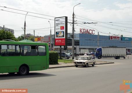 Билборд B в Запорожье Льва Ландау пр-т, 12 + Героев Сталинграда пр-т, из центра фото 1