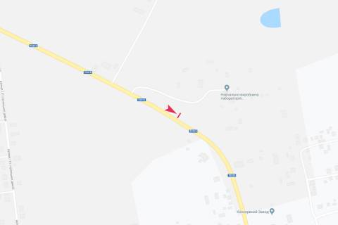 Билборд B в Новой Ушице, 3х6  вьезд в город схема