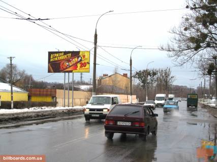 Билборд B в Запорожье Любови Малой пр-т - Григоровское шоссе, из центра фото 1