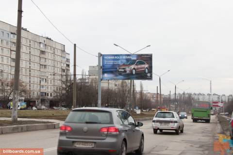 Білборд, Бігборд (Борд)  B у Запоріжжі Тракторостроителей пр-т, 128, в центр Фото 1