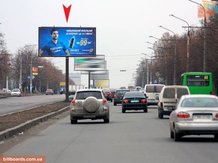 Билборд A в Запорожье Льва Ландау пр-т, 136, в центр фото 1
