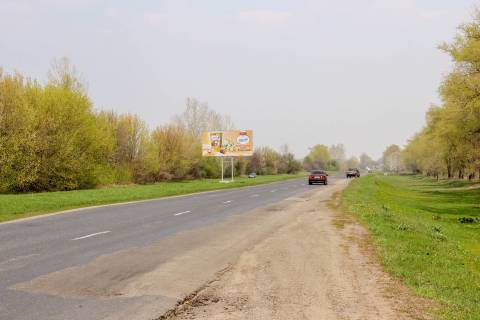 Білборд, Бігборд (Борд)  B у Семенівці, 3х6  вул.Вишнева, АЗС, виїзд із міста у бік Хорола Фото 1