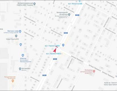 Билборд B в Днепр (Днепропетровск), 3x6  - схема