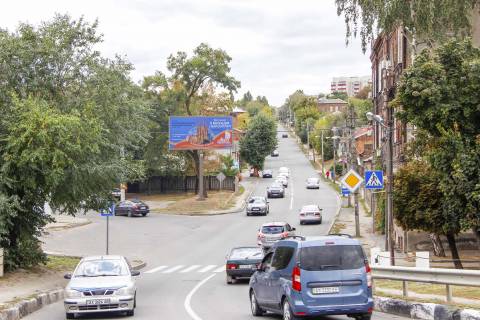 Билборд B в Харькове, 3х6  Озерянська (Муранова) вул., 88 - Рилєєва вул., з центру фото 1