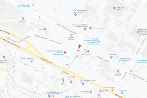 Призма A в Днепр (Днепропетровск), 3х6  Героїв Харкова пр-т - Тракторобудівників пр-т - 373968 схема