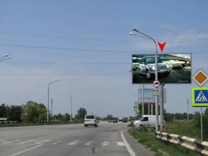 Билборд A в Днепр (Днепропетровск), 3x6  Полтавське шосе, пішохідний перехід фото 1