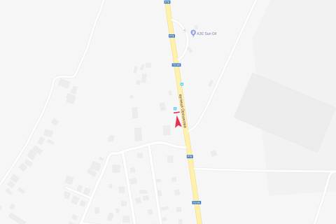 Билборд B в Васищеве, 3х6  в'їзд у місто з боку Харків, поворот на хімпром схема